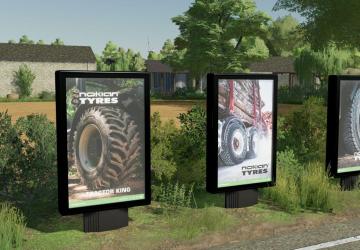 Nokian 23 Advertising Window version 1.0.0.0 for Farming Simulator 2022