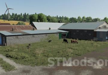 Old Brick Cow Barn version 1.0.0.1 for Farming Simulator 2022