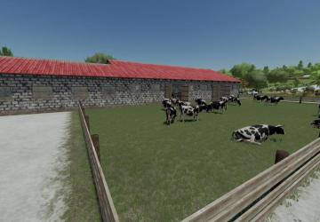 Old Cowshed With Garage version 1.0.0.0 for Farming Simulator 2022