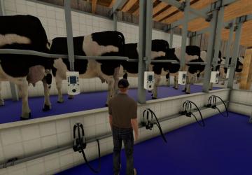 Old School Freestall version 1.0.0.0 for Farming Simulator 2022