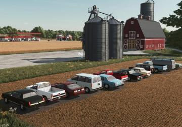 Old USA Placeable Cars version 1.0 for Farming Simulator 2022 (v1.12x)