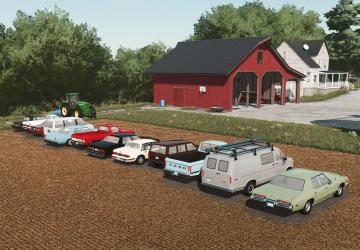 Old USA Placeable Cars version 1.0 for Farming Simulator 2022 (v1.12x)