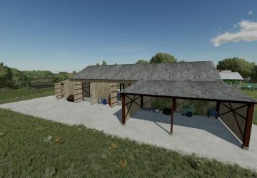 Old Wooden Barn version 1.1.0.0 for Farming Simulator 2022