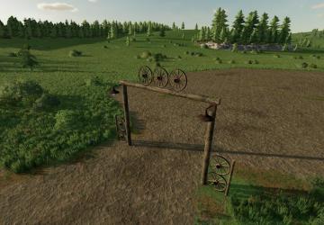 Old Wooden Farm Entrance version 1.0.0.0 for Farming Simulator 2022