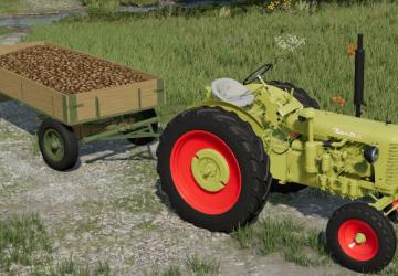 Old Wooden Trailer version 1.0.0.0 for Farming Simulator 2022