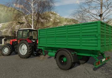 One Axle Trailer version 1.0.0.0 for Farming Simulator 2022 (v1.6x)