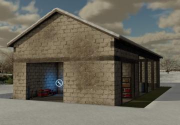 Open Garage With Workshop version 1.0.0.0 for Farming Simulator 2022