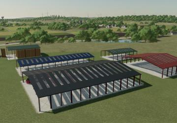 Open Sheds Pack version 1.0.0.0 for Farming Simulator 2022