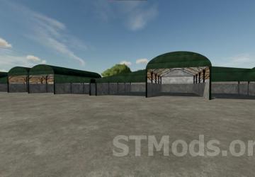 Pack Of Irish Round Sheds version 1.1.0.0 for Farming Simulator 2022