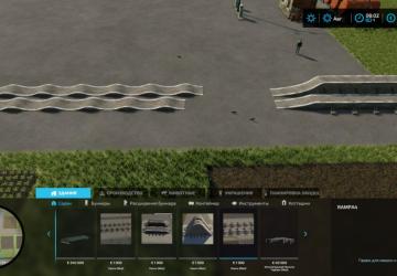 Pack of placeable ramps version 1.0.0.2 for Farming Simulator 2022 (v1.6)