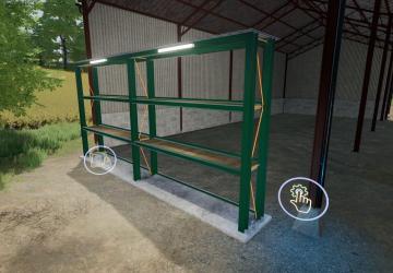Pallet Storage Shelf version 1.0.0.0 for Farming Simulator 2022