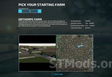 Pick Your Starting Farm version 1.0.0.1 for Farming Simulator 2022