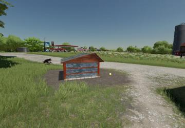 Placeable Big DogHouse version 1.0.0.0 for Farming Simulator 2022
