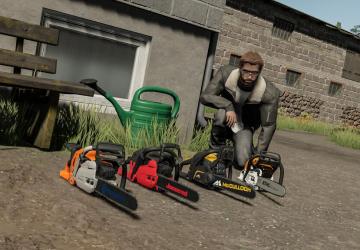 Placeable Decoration Chainsaws version 1.0.0.0 for Farming Simulator 2022