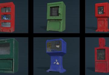 Placeable Newspaper Boxes version 1.0.0.0 for Farming Simulator 2022