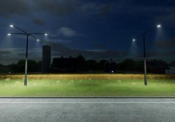 Placeable Street Lamps version 1.0.0.0 for Farming Simulator 2022