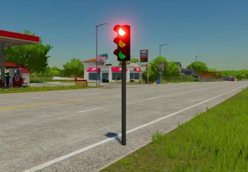 Placeable Traffic Light (Functional) version 1.0.0.0 for Farming Simulator 2022