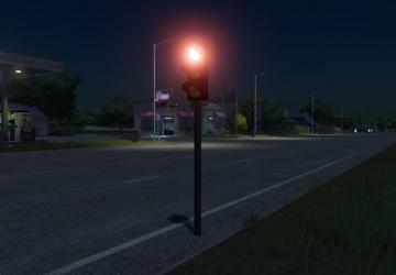 Placeable Traffic Light (Functional) version 1.0.0.0 for Farming Simulator 2022