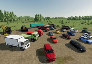 Placeable Vehicle Pack version 1.0 for Farming Simulator 2022