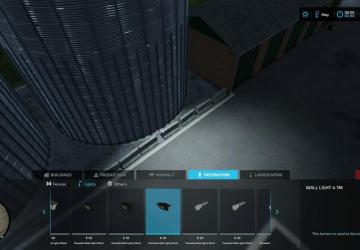 Placeable Wall Lights version 1.0.0.0 for Farming Simulator 2022