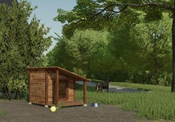 Placeable Wooden Doghouse version 1.0.0.0 for Farming Simulator 2022