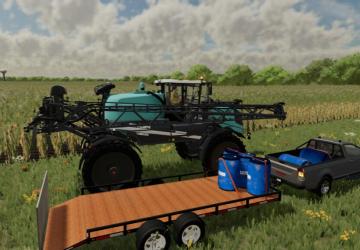 Plastic Water/Fertilizer Barrels version 1.0.0.0 for Farming Simulator 2022