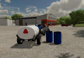 Plastic Water/Fertilizer Barrels version 1.0.0.0 for Farming Simulator 2022