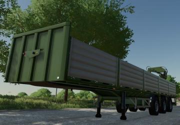 Platform Trailer With Crane version 1.0.0.0 for Farming Simulator 2022