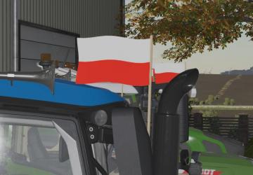 Poland Flag (Prefab) version 1.0.0.0 for Farming Simulator 2022