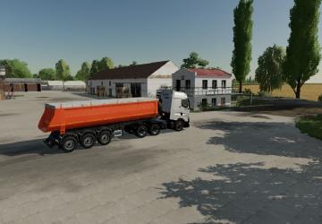 Nefaz 9509 triaxial tonar semi-trailer version 1.0.0.1 for Farming Simulator 2022 (vv1.2x)