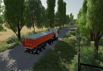 Nefaz 9509 triaxial tonar semi-trailer version 1.0.0.1 for Farming Simulator 2022 (vv1.2x)