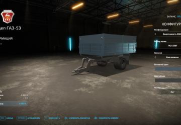 GAZ-53 Trailer version 2.1.1 for Farming Simulator 2022 (v1.12x)