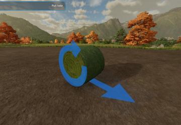 Push Round Bales version 1.0.0.0 for Farming Simulator 2022