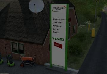 Raiffeisen Sign version 1.0.0.0 for Farming Simulator 2022