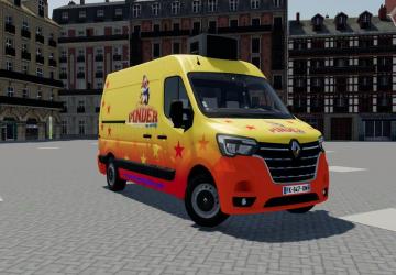 Renault Master (Cirque Pinder) version 1.0.0.0 for Farming Simulator 2022