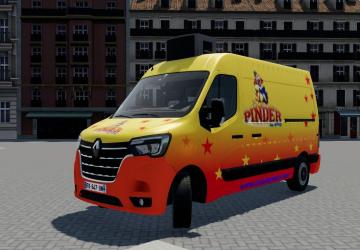 Renault Master (Cirque Pinder) version 1.0.0.0 for Farming Simulator 2022