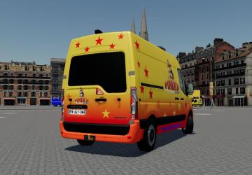 Renault Master (Cirque Pinder) version 1.0.0.0 for Farming Simulator 2022