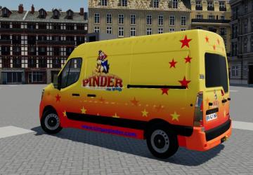 Renault Master (Cirque Pinder) version 1.0.0.0 for Farming Simulator 2022