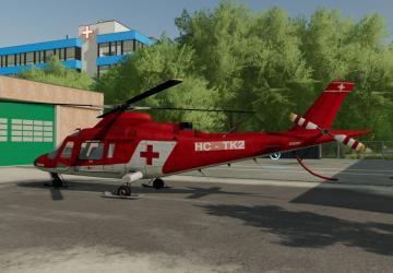 Rescue helicopter version 1.0.0.0 for Farming Simulator 2022