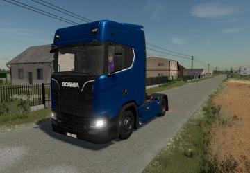 Scania S580 version 1.0.0 for Farming Simulator 2022 (v1.3x)