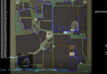 AD route network for Agricultural land map v1.0.0 for Farming Simulator 2022 (v1.5.0.0)