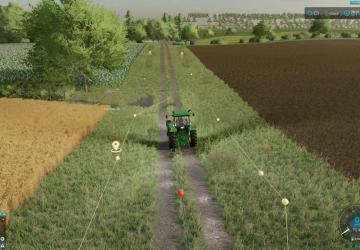 AD route network for Agricultural land map v1.0.1 for Farming Simulator 2022 (v1.7.1.0)