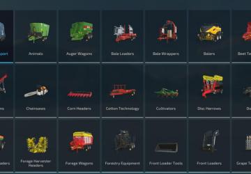 Shop Categories Sorted version 1.0.0.0 for Farming Simulator 2022
