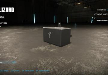Simple weight version 1.0.0.0 for Farming Simulator 2022