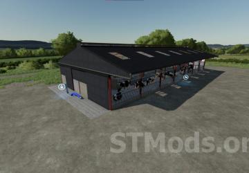 Slatted Cow Shed version 1.1.0.0 for Farming Simulator 2022