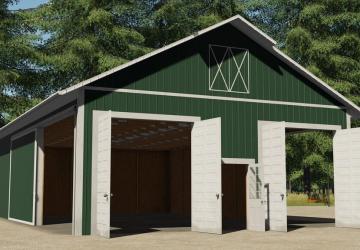 Small American Metal Hall version 1.0.0.0 for Farming Simulator 2022