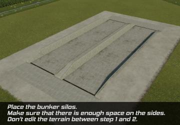 Small Modular Bunker Silo Pack version 1.0.0.0 for Farming Simulator 2022