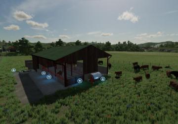 Small UK Cow Barn version 1.0.0.0 for Farming Simulator 2022