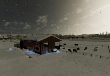 Small UK Cow Barn version 1.0.0.0 for Farming Simulator 2022