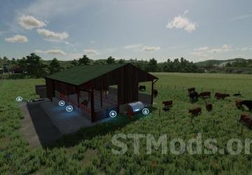 Small UK Cow Barn version 1.0.0.1 for Farming Simulator 2022